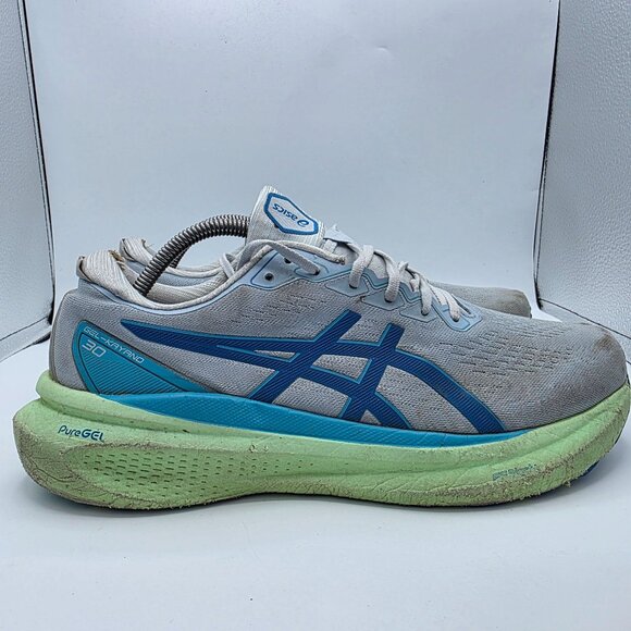 Asics Gel Kayano 30 Lite Show Mens Size 11 Blue Athletic Shoes Running Walking - Picture 12 of 13